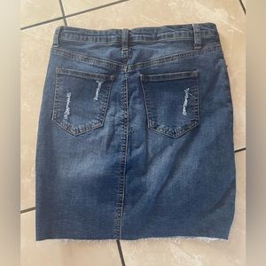 Denim Mini Skirt
